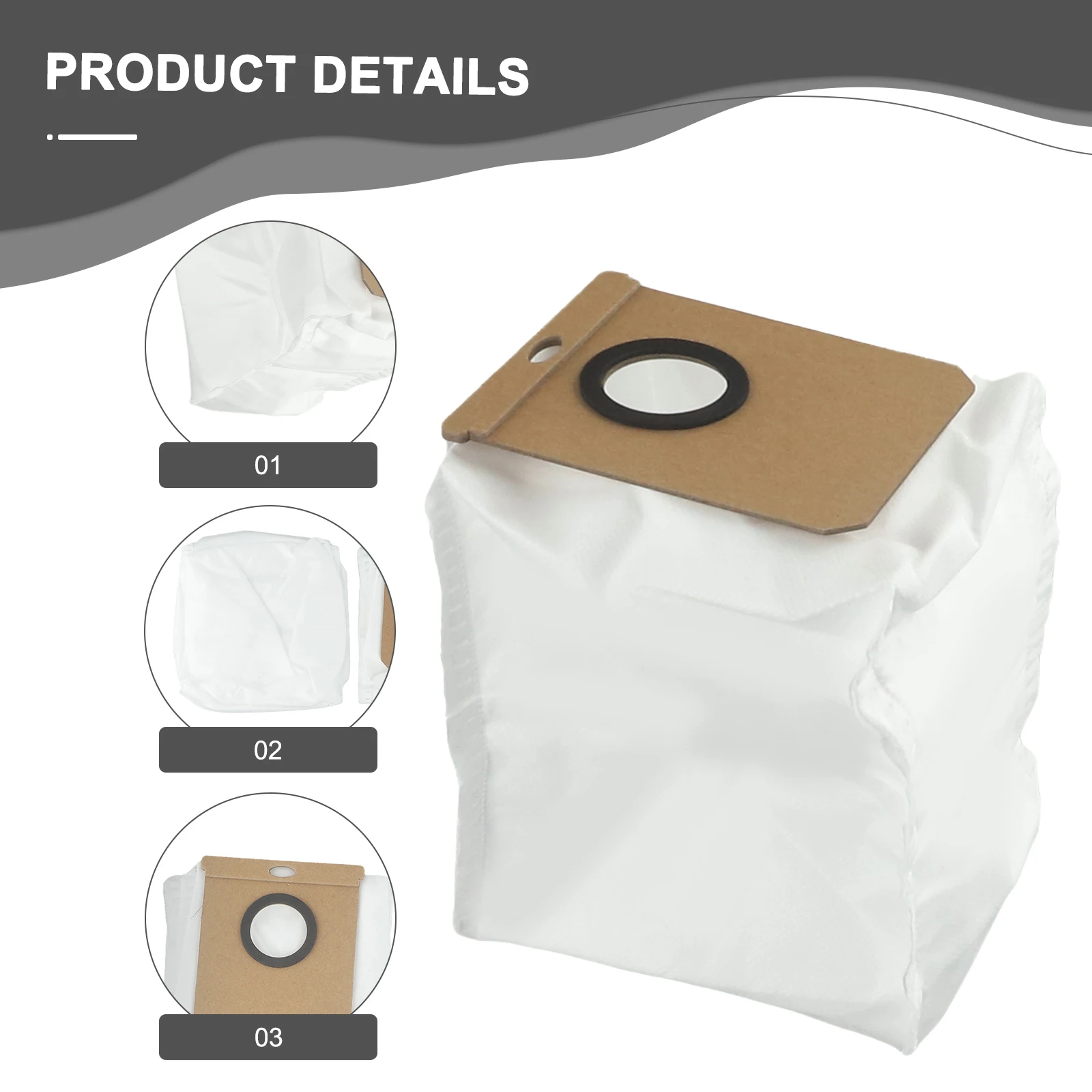 

For Cecotec For Conga Vacuum Cleaner Parts Premium Dust Bags for Optimal Filtration in Models 2299 For Ultra and 7490