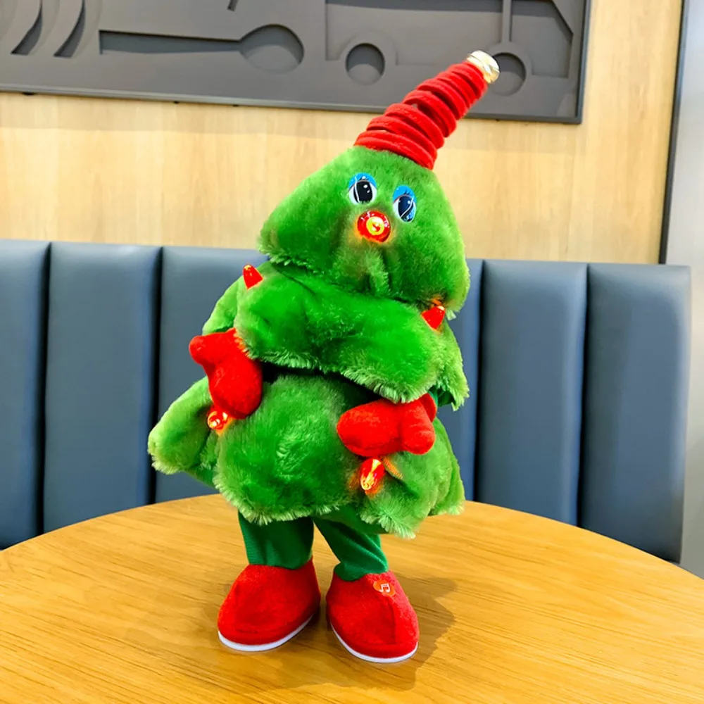 

Милый Санта-Клаус Рождество 35 см Снеговик Лось Электрический Забавный Дующий Саксофон Танцы Пение Мягкое Рождество