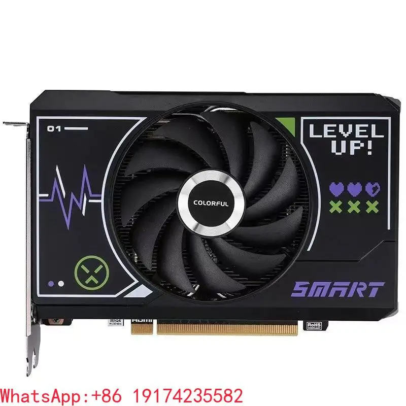 Used Hot Selling Colourful GeForce RTX 4060 Mini 8G GDDR6 Fan Esports Design Desktop Game Independent Graphics Card