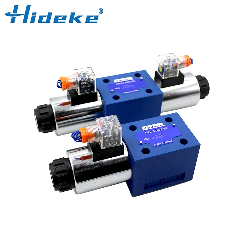 4WE10E 4WE10H 4WE10J 4WE10F Solenoid Operated Directional Hydraulic Excavator Control valve 4WE10G61/AG/CG24N9Z5L 4WE10U/L/W/Q/G