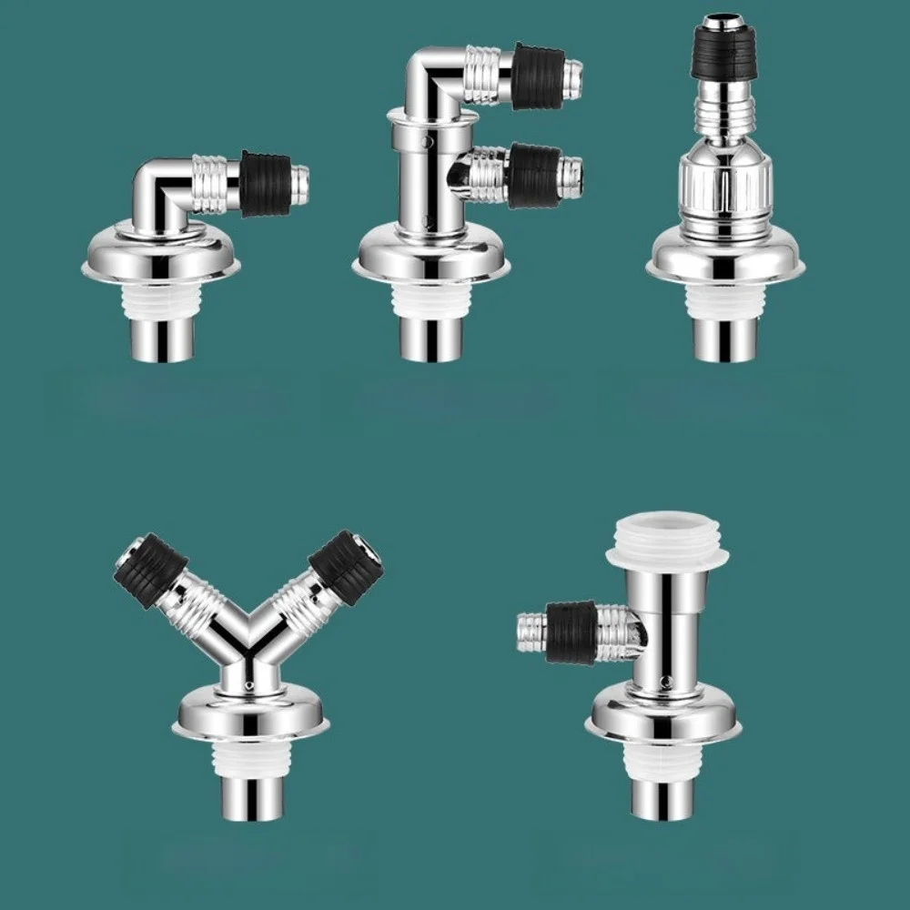 Anti Backflow Washing Machine Floor Drain Anti-overflow Anti-odor Drain Tee Deodorant Connector Sealing Dual Use