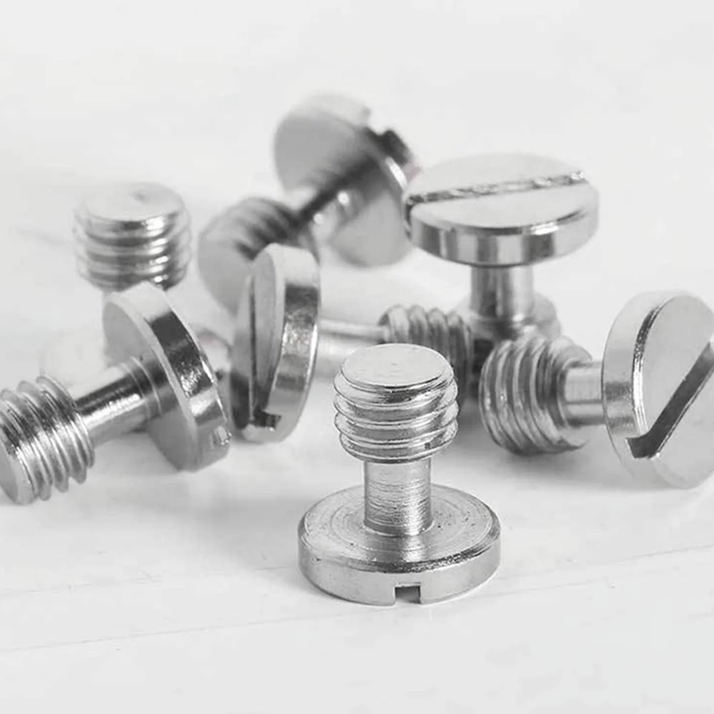 

5Pcs 38 Inch Camera Screws Quick Release Plate Accessories Simple Installation Durable Texture Firm Camera Tripod Screws