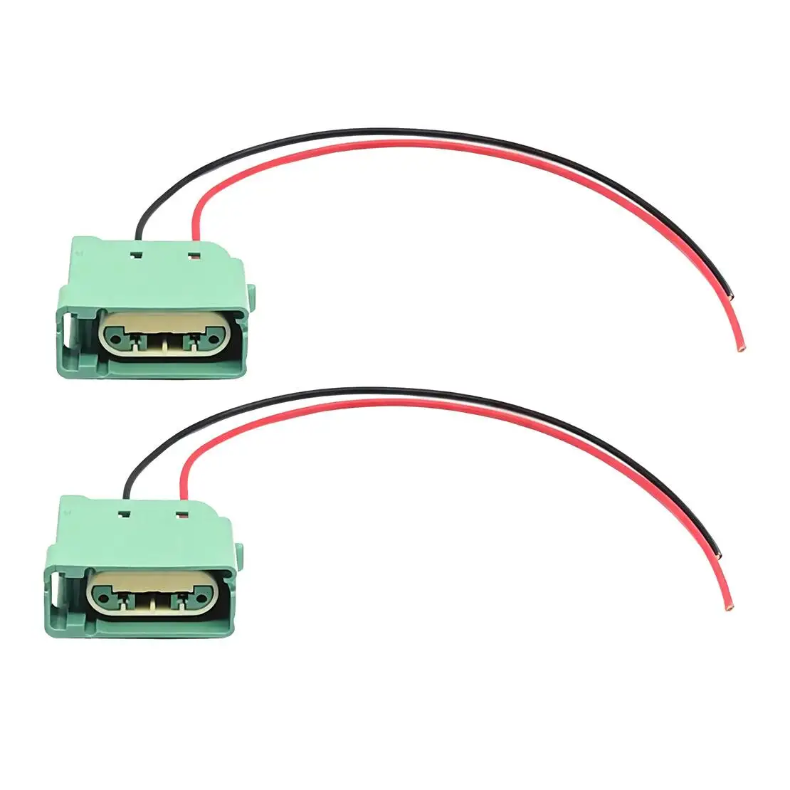 3F1T-14A464 WPT-868 S-892 2Pcs 2-Pin Back Up Light Lamp Connector Pigtail Socket Wire Wiring Harness Cable Fit For Ford F-150