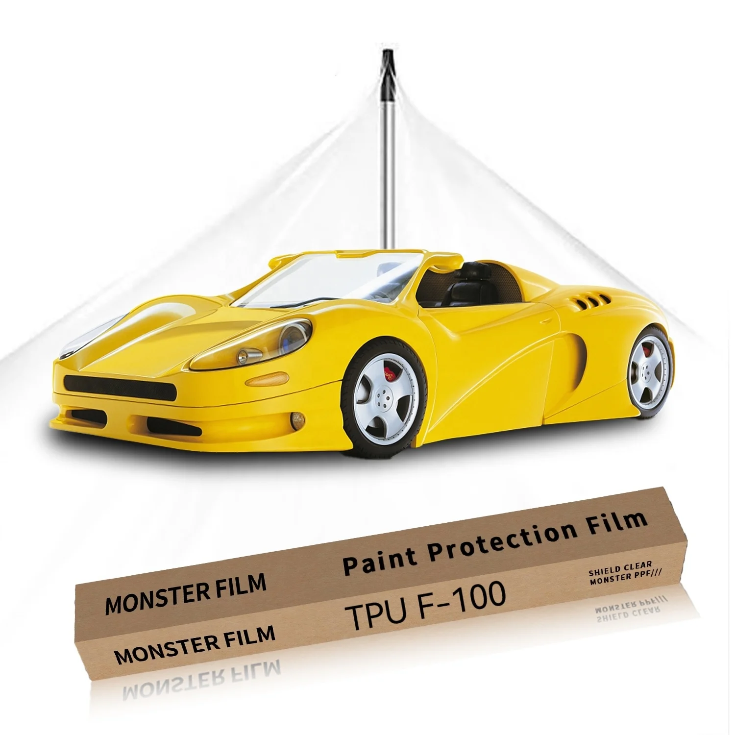 투명 자가 치유 PPF TPU 페인트 보호 필름 TPU 긁힘 방지 7.5밀 5*50FT PPF