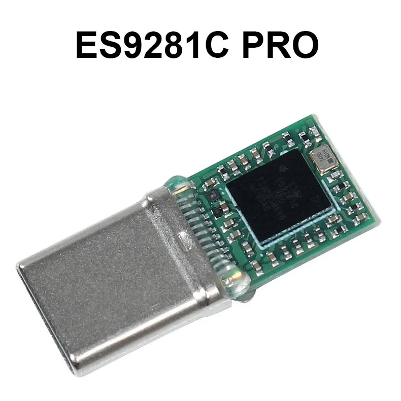 Portable ES9281C PRO Digital Audio Module Type-C Audio Headphone Plug DAC Decoding Connector Adapter PCM384KHz Dop128 MQA