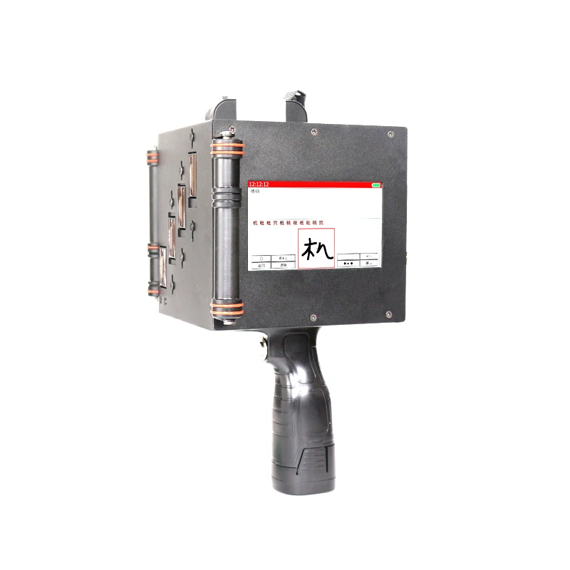 Manufacturer Direct Portable Four-Jet Large Character Inkjet Printer DX7 Print Head for Leather Egg Materials QR Code Printing