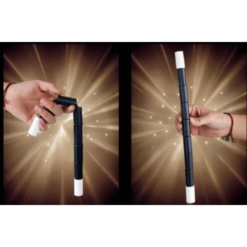 Varita rota y restaurada (plástico), varita plegable para trucos de Magia rectos, accesorios para trucos de Magia IIlusion, accesorios de Magicia