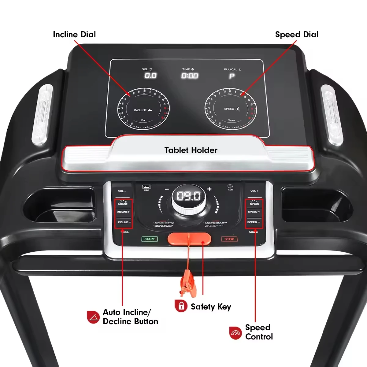 Electric Running Treadmills Large Widened Folding Speed Adjustable Fitness Training Electric Silent Running Treadmills