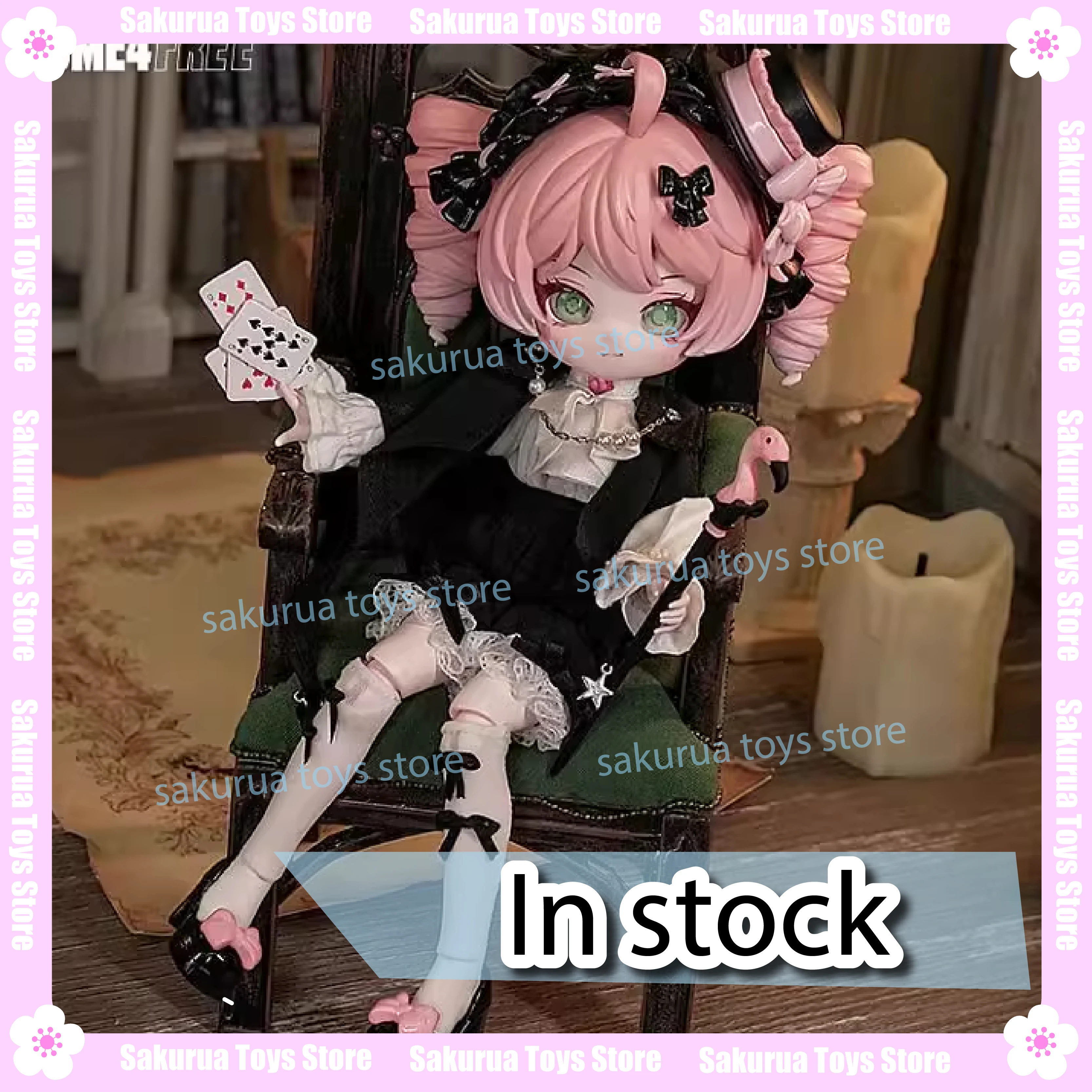 Em estoque genuíno come4free bjd mi tian fantasia floresta série flamingo limitado elevador cartão figura de ação coleção presente