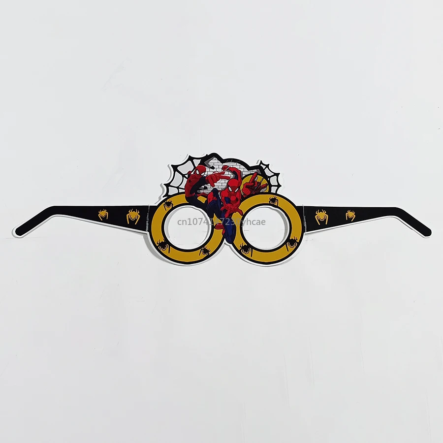 8 unids/set Mavel Spider-Man superhéroe máscaras de Halloween gafas máscara de Cosplay regalos de navidad disfraz de fiesta de cumpleaños para chico