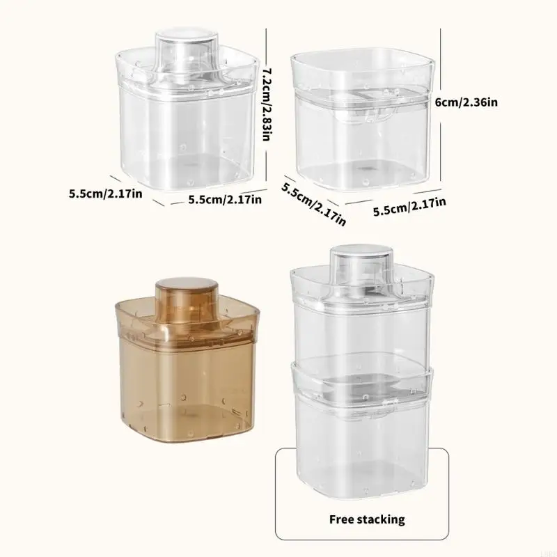 Baby Milk Powder Storage Box Organiser Container Case 90ML Capacity for Travel L8RB