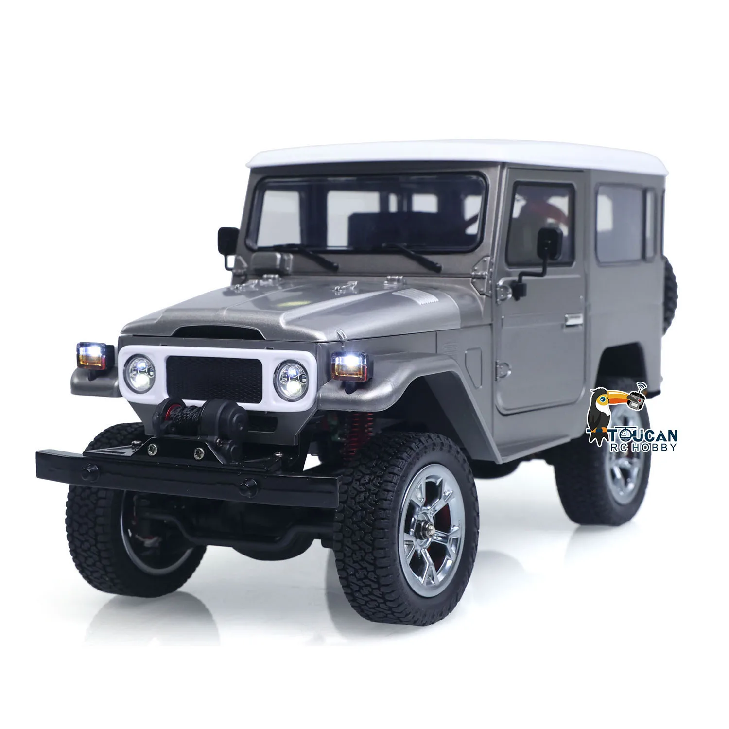 HG AWD 1/16 راديو التحكم على الطرق الوعرة سيارة HG4 211 محرك معدني مهاوي وحدة الدخان أضواء الأصوات تأثير RTR RC الزاحف لعبة مجسمة