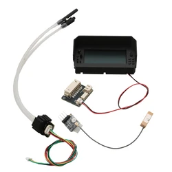 1Set OLED Color Screen Flight Instrument with Airspeed Meter GPS Module SBUS Input for FPV RC Model Airplane Receiver ESC Parts