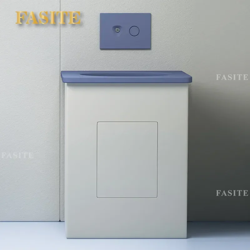 for Talk Room Soft Silicone Anti Collision Wash Basin Bathroom Cabinet Column Basin
