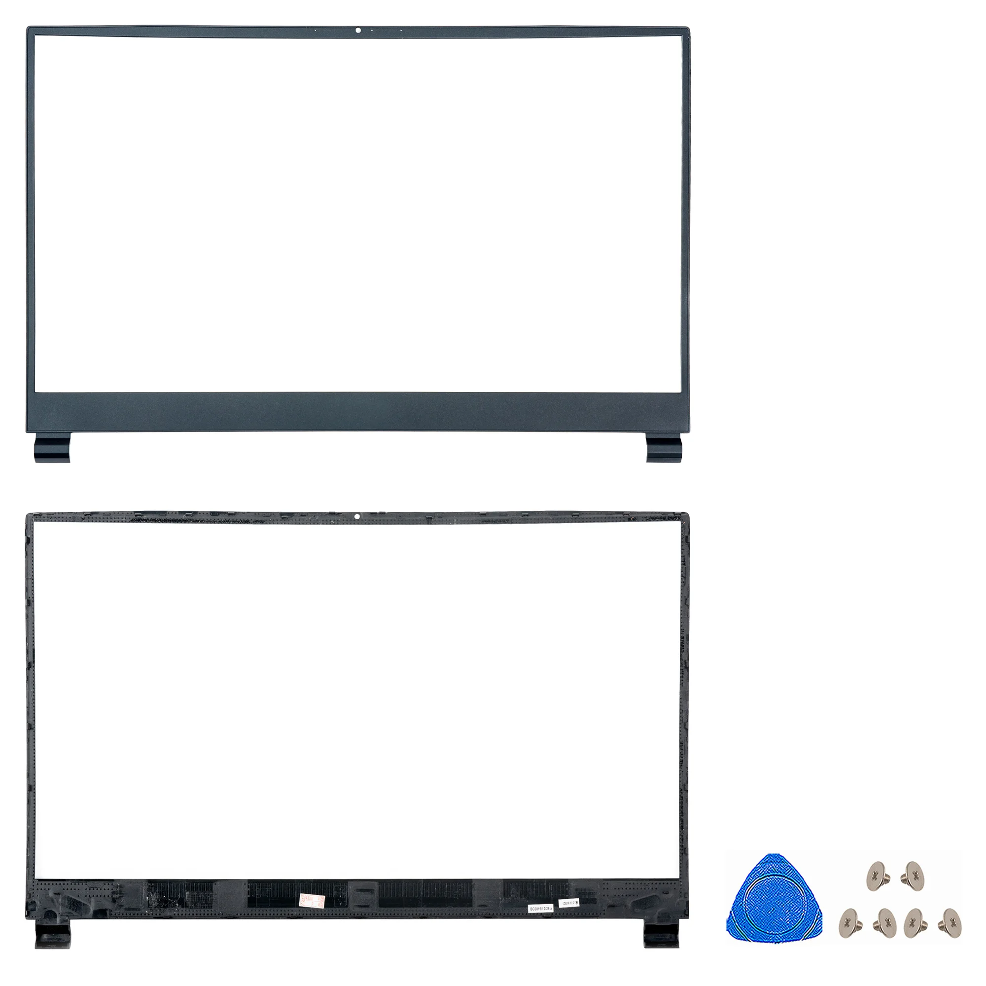 Imagem -05 - Lcd Tampa Traseira para Laptop Dobradiças de Moldura Substituição da Carcaça do Portátil Msi Ge75 Raider 8re Gp75 Gl75 Ms17e2 17e5 17e7 Novo