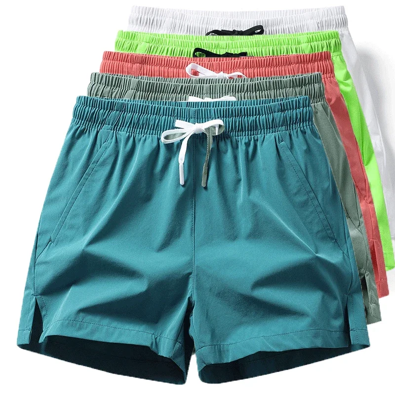 

Summer Mens Sports Sweatpants Quick Drying casual Shorts Pockets Basic Solid Lightweight Pants Running Jogging Beach Shorts