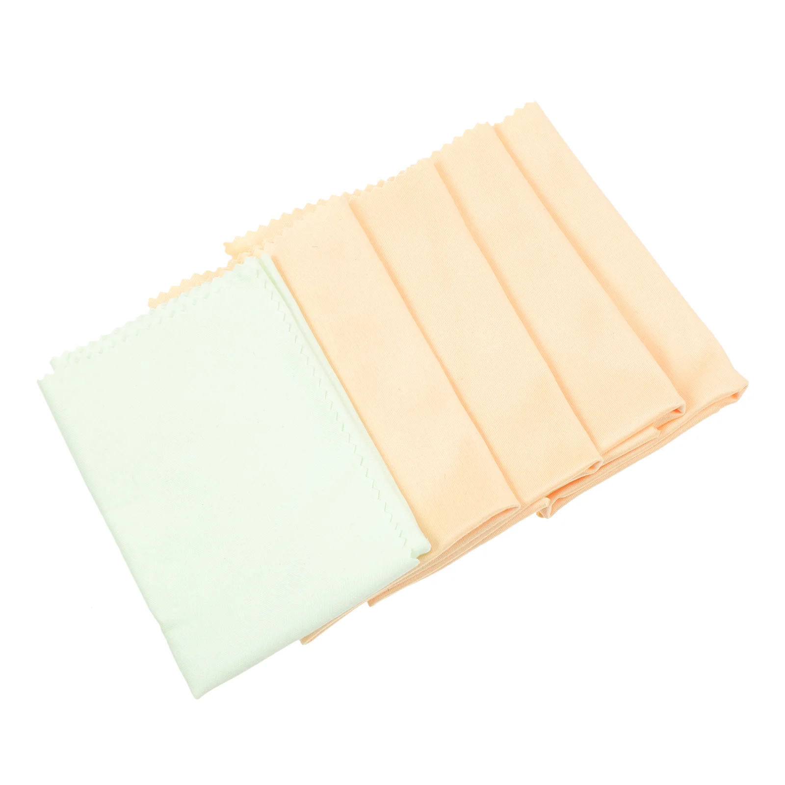 5 Pcs Musical Instrument Wipes Guitar Polishing Fret Cleaner Ukulele Cleaning Cloth Brush Supply