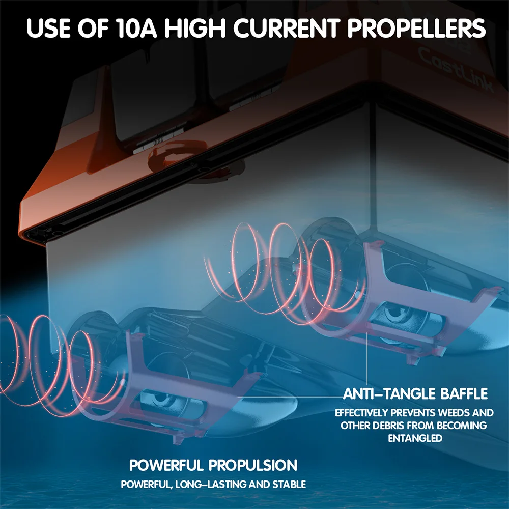 

Large Independent 4 Hopper Smart 500M High Speed Remote Control Bait Boat 3KG Load Dual Antenna Fixed Speed Cruise RC Fish Boat