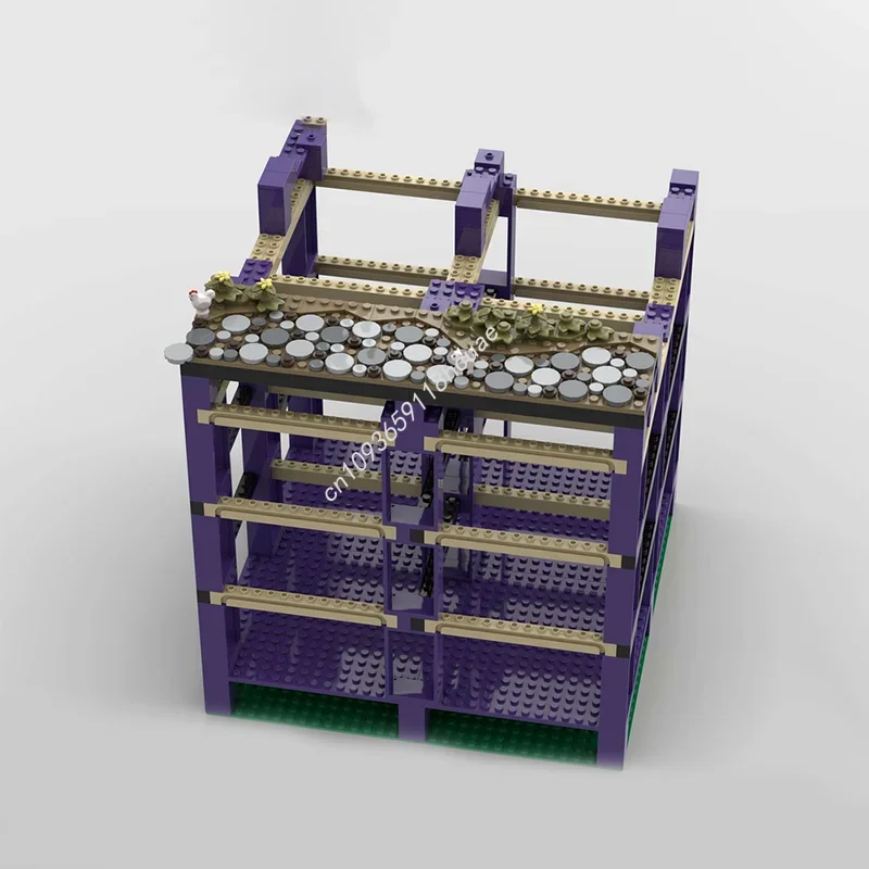 

375 деталей MOC: Модель замка Хогенгерольдсхек, конструктор, креативная идея, рождественский подарок, развивающие игрушки для детей