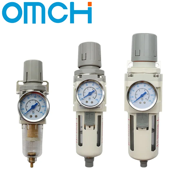 AW2000-02 AW3000-03 AW4000-04  SMC Type Compressor Air Filter Controller Oil Seperator Filters Pneumatic Air Pressure Regulator