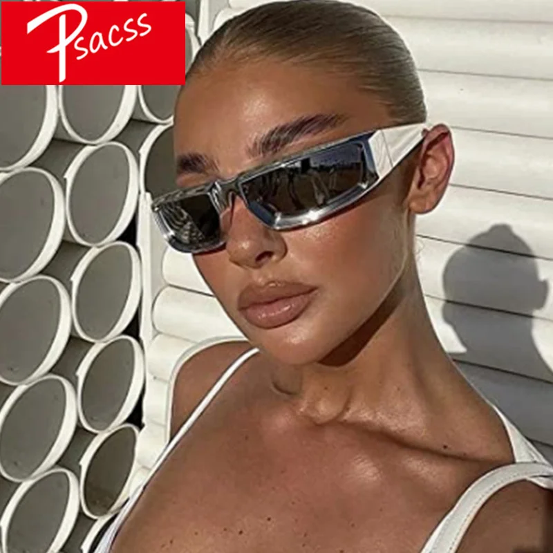 

Psacss Fashion Y2k Punk Sunglasses Women vintage Sunglass Brand Designer For Women's Eyeglasses lentes de sol hombre UV400 NEW