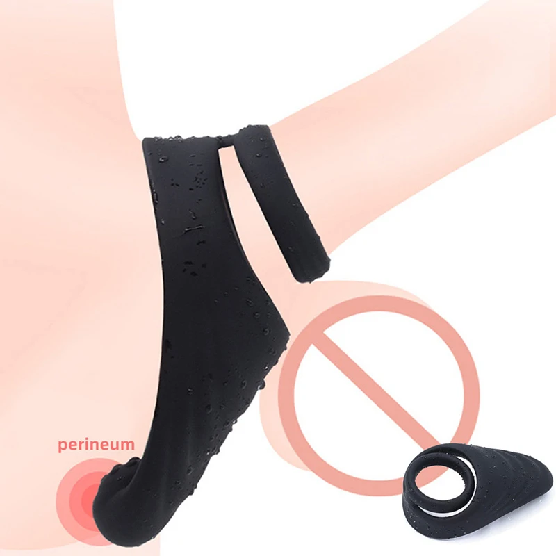 Penis Ring Delay Ejaculation Adult Goods For Men Sex Toys Male Masturbator Silicone Cock Ring G Spot Massager Enhanced Erectile