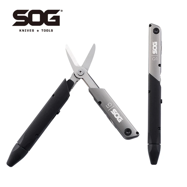 SOG 4 in 1 BATON Q1 マルチツール 折り畳みはさみ タクティカルペン 多機能ポケット 携帯ドライバー ボトルオープナー 工具 -  AliExpress