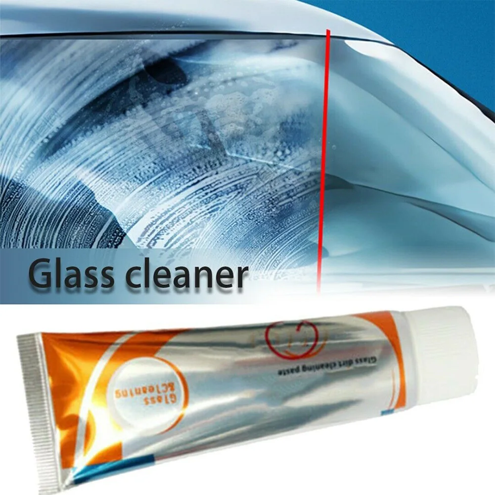 

Car Windshield Cleaner Restore Your Glass to a Brand New Look with 50g Glass Oil Film Removing Paste for Car Windshields