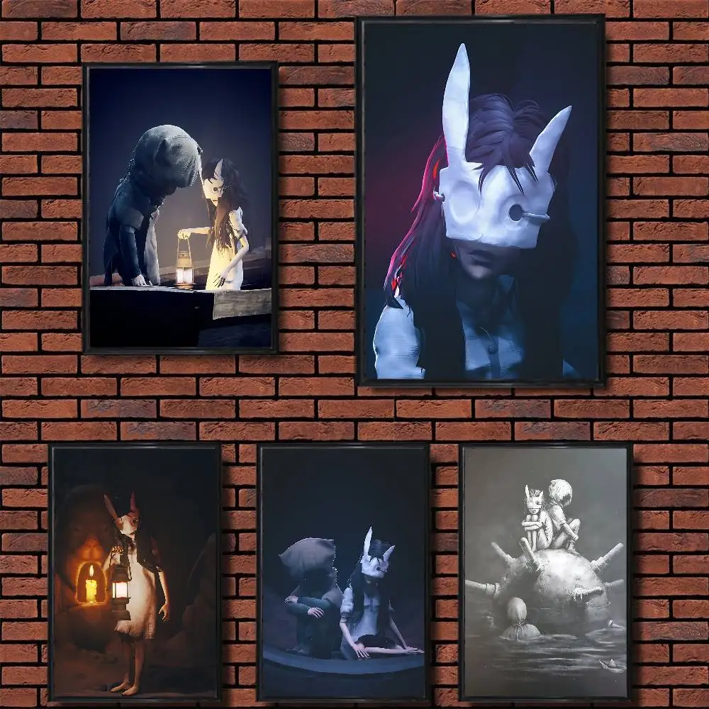 

Horror Art game Reanimal Poster HD Art Sticky Wall Waterproof Home Living Room Bedroom Bar Aesthetic Decoration