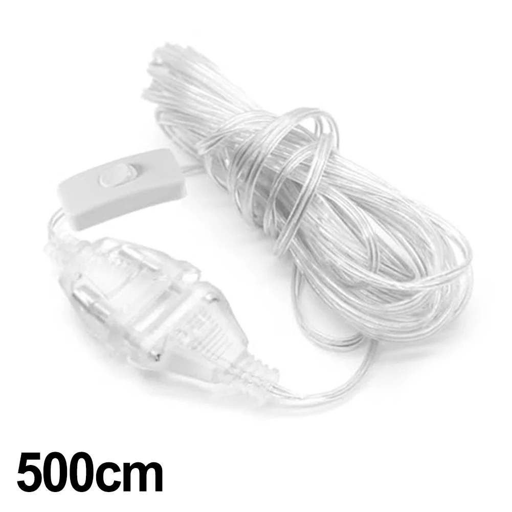 Flat Cable Electrical Cord 3 Mm Diameter Compatible With LED Durability Assurance PVC Insulated Case For Christmas Lights