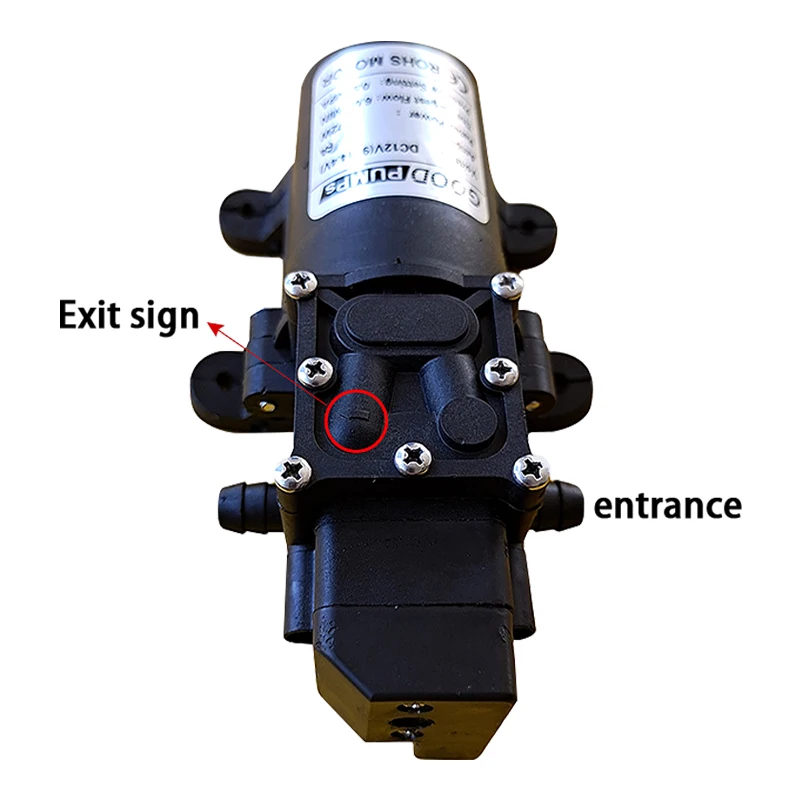 Imagem -04 - Fluxo Automático Interruptor Diafragma Bomba de Água Pequeno Cofre o Auto Escorvamento Bombas dc 12v 70w 130psi 6l por Min 1pc de Alta Pressã