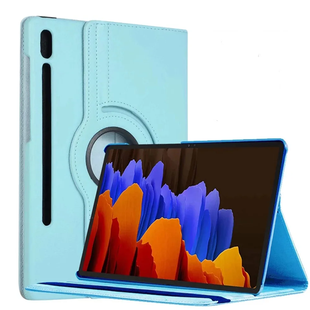

For Samsung Galaxy Tab S7 11 inch T870 T875 2020 Case 360 Rotating Tablet Case For samsung Tab S7 Plus T970 T975 12.4 Cover