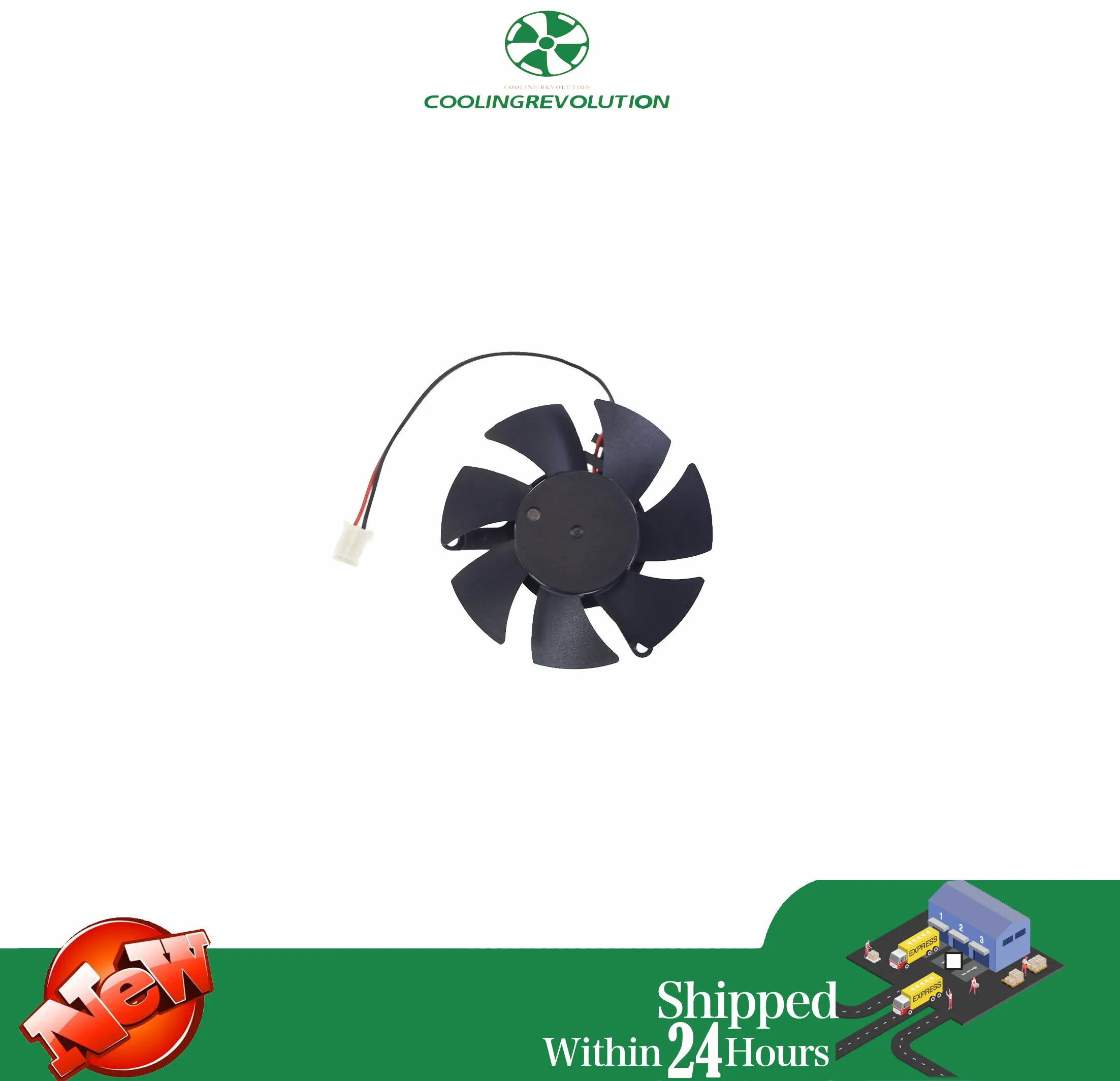 48MM T125010SM DC12V 0.15AMP 2Pin Graphics card fan