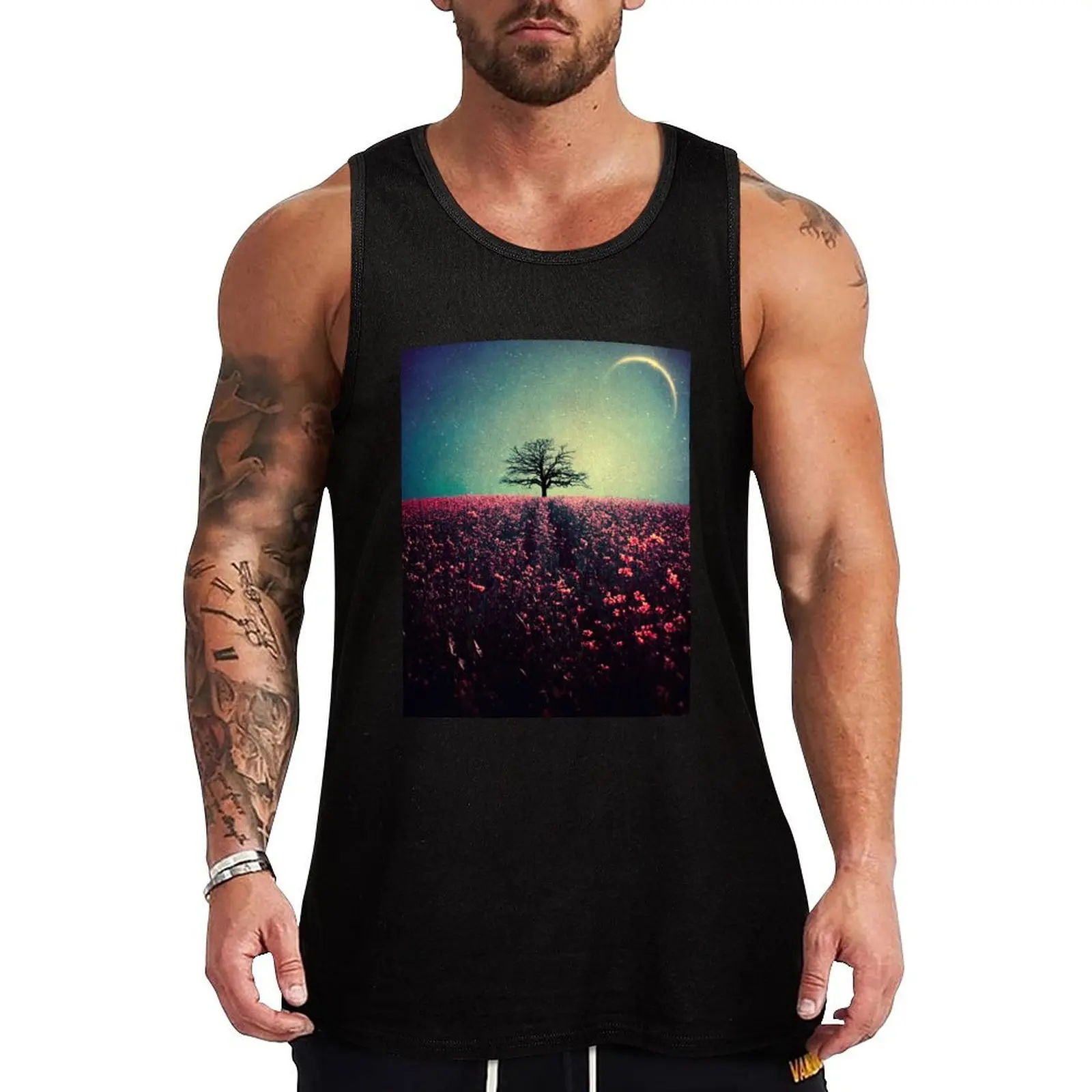 Magic tree vol.3 Tank Top Men's cotton t-shirt man sexy?costume running shirt underwear