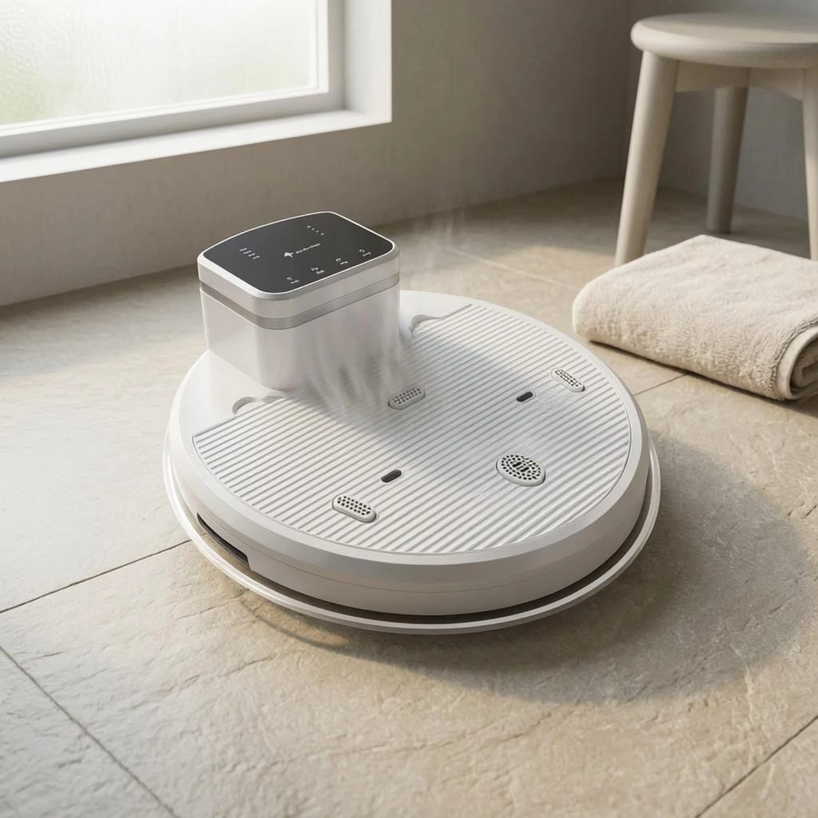 After Shower Dryer Motion-sensingSensing Bath Body Dryer Bathroom Appliance Digital Display Perforated