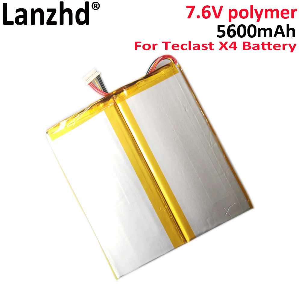بطارية 7.6 فولت جديدة H- 28125140 P لجهاز الكمبيوتر المحمول Teclast X4 المحمول والكمبيوتر اللوحي تراكم 7 أسلاك التوصيل 5600 مللي أمبير في الساعة
