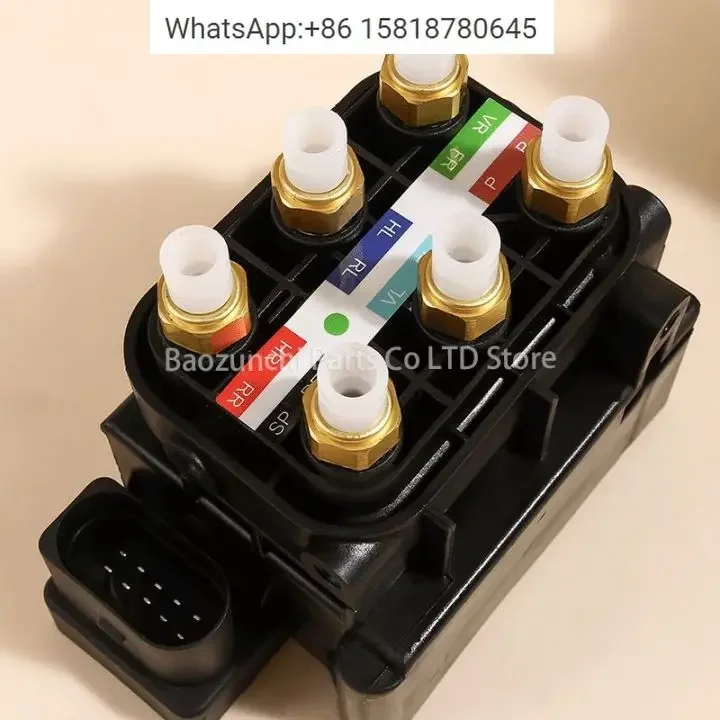 Válvula solenoide de distribución de la bomba de aire, adecuada para Volkswagen Phaeton, Touareg, Porsche Cayenne y Panamera