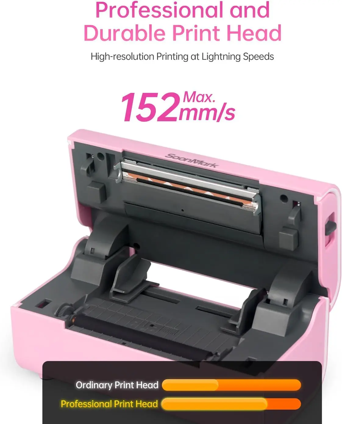 طابعة ملصقات حرارية بلوتوث، لاسلكية 4x6 للشحن، تعمل مع iPhone، Android، Mac، Windows، Etsy، eBay، Shopify، USPS #4