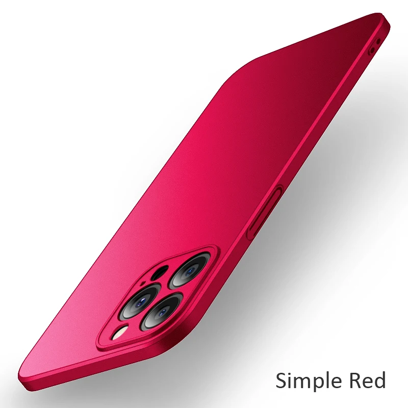 Hüllen für APPLE iPhone 17 16 17e 16e 15 14 13 12 Pro Max Mini Plus Air Ultra Slim Matte Hülle aus Hartplastik Stoßfeste Abdeckungen – Detail 15