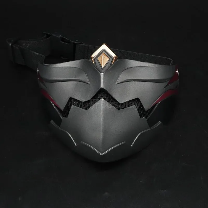 Маска Genshin Impact, новый аккаунт, Куки Шинобу, маска для косплея, смоляная маска ниндзя ручной работы, реквизит на Хэллоуин