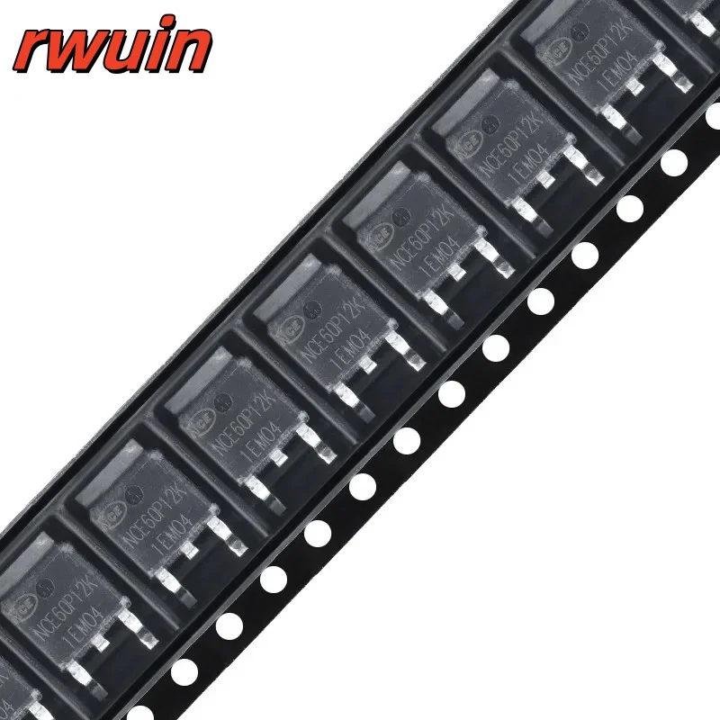 10Pcs/5pcs NCE60P12K NCE 60P12K NCE60P12 TO-252-2 P-channel 60V 12A Enhanced Mode Power MOSFET Chip IC