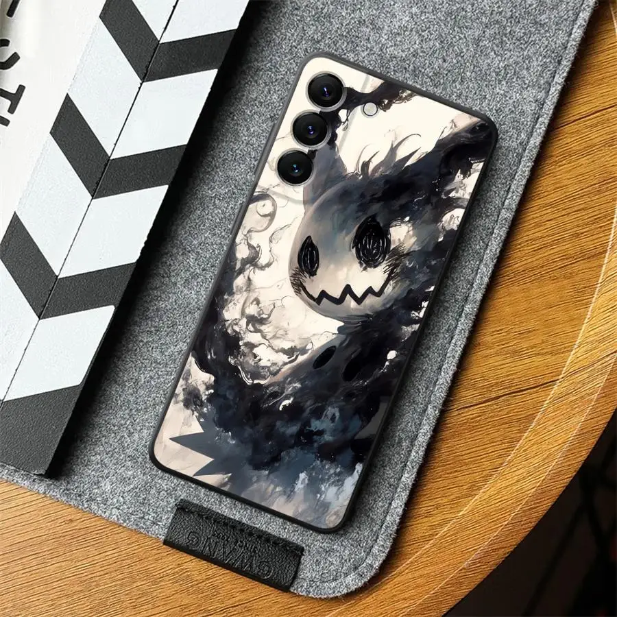 حافظة لهاتف سامسونج جالاكسي A54 A52 A14 A53 A23 A71 A34 A51 A33 A21s A32 A15 A22 A55 A24 غطاء هاتف أنيمي بوكيمون G-Gengar