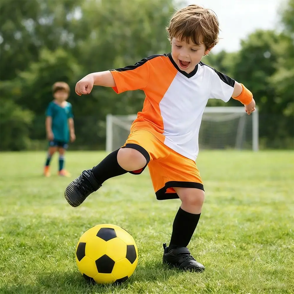 

High-Elastic Silent Football Low Noise Easy to Grip Low Noise Foam Soccer Ball 18/21/24CM Squeezable Indoor Training Ball