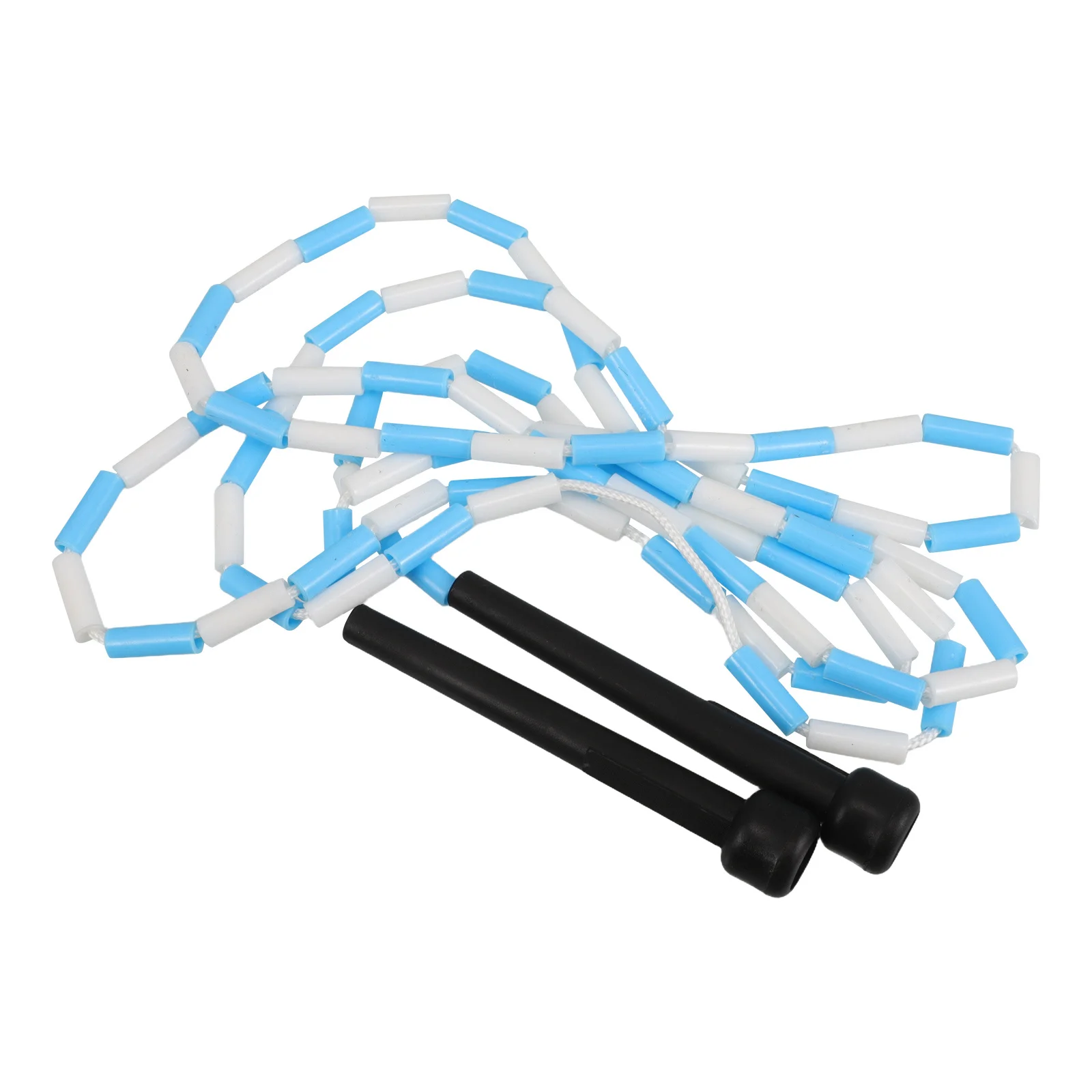 

Bamboo Beaded Jump Rope Preschool Rhythm Fitness Skipping Rope Colorful Adjustable Elastic Outdoor Exercise Training