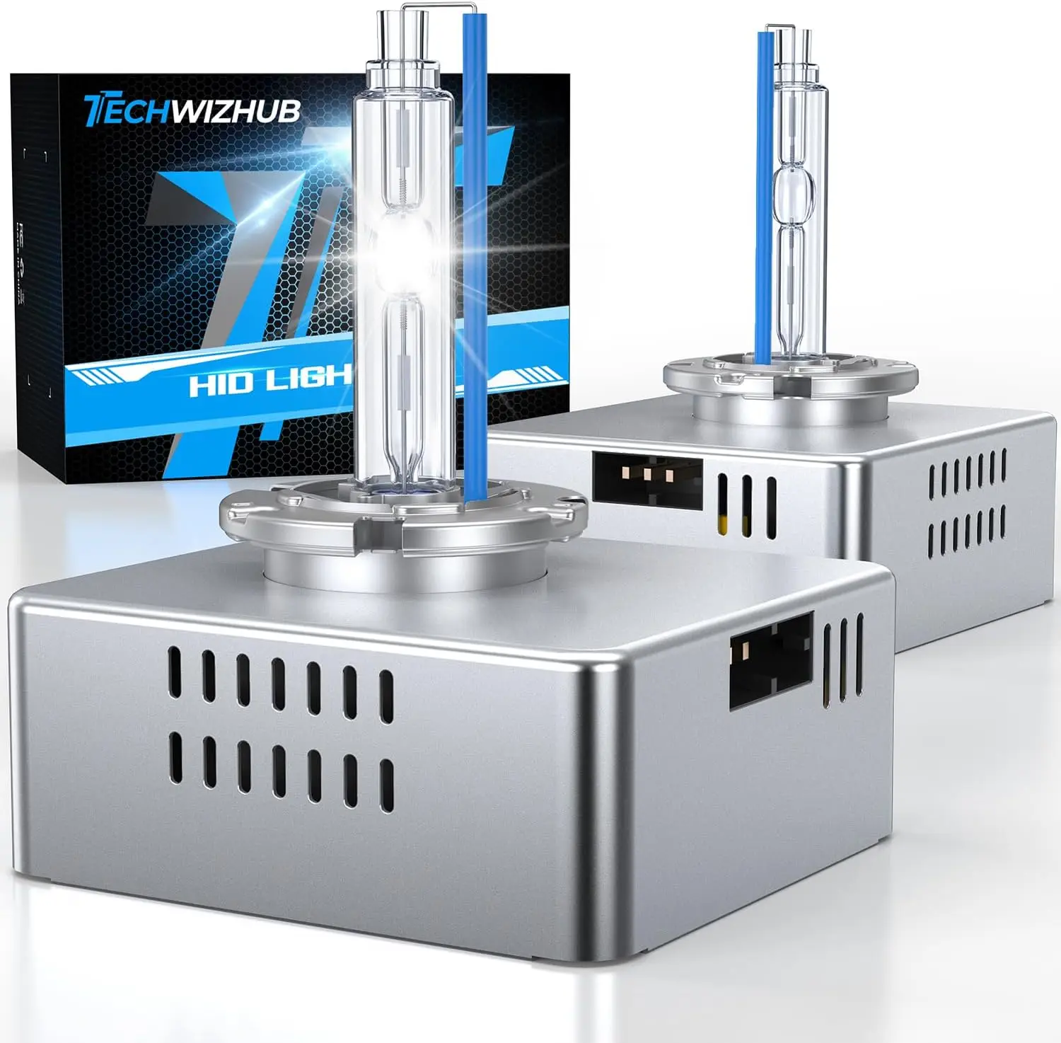 

Лампы D5S HID, 8000K, бело-синий ксенон, комплект из 2 штук для замены ближнего и дальнего света