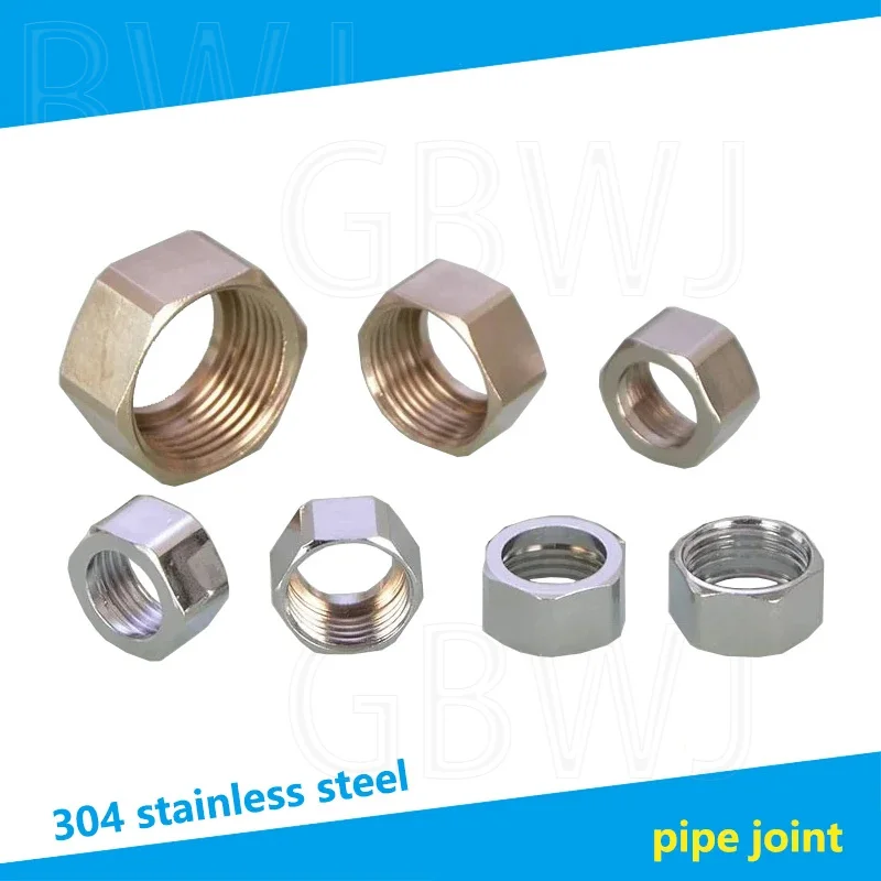 

Corrugated Pipe 1/2 Inch Stainless Steel Nut Water Heater 304 Stainless Steel Corrugated Hose Gas Pipe Joint 2pcs