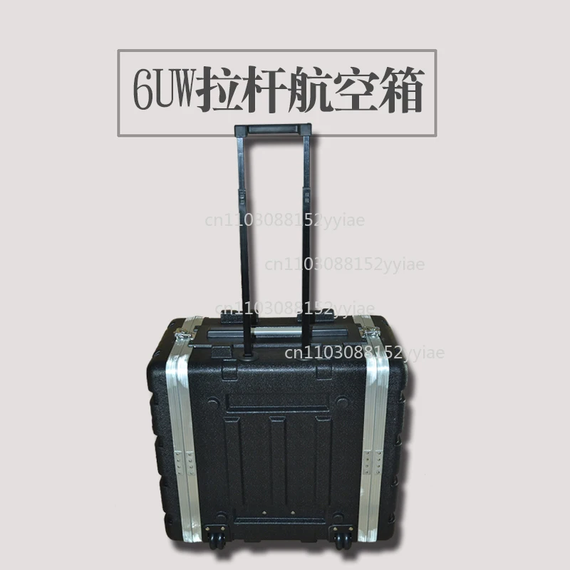 6UW Long ABS Plastic Air Case Engineering Cabinet Plastic Chassis Microphone Receiver Power Amplifier Cabinet with Tie Rod