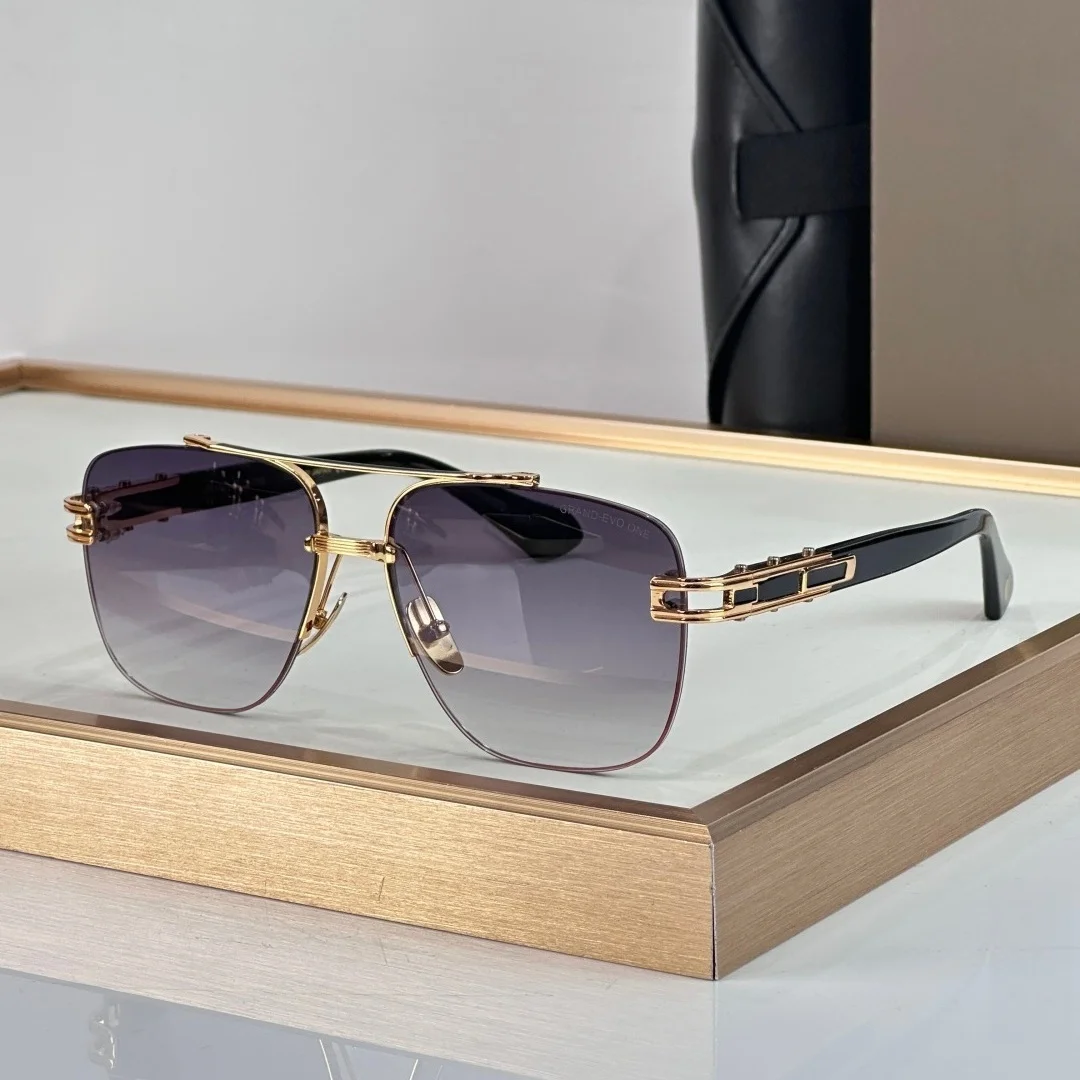 

ADITA GRAND EVO ONE DTS138 Top Quality Mens Sunglasses for Women Classic Punk Luxury Titanium UV400 Designer Sunglasses with box