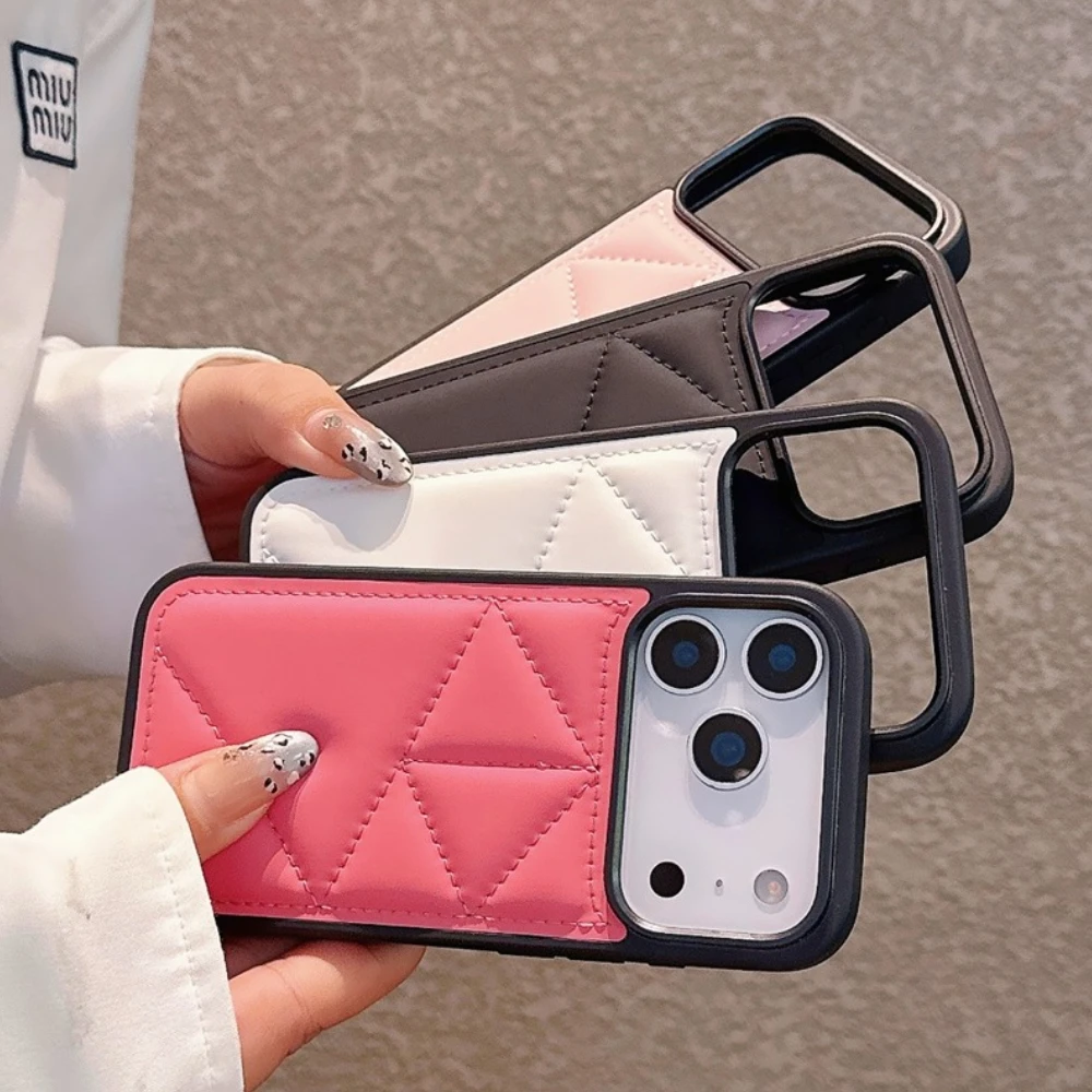 

Чехол для телефона Candy Bread для iPhone 17 Air 14 15 16 11 12 13 Pro Max Plus 17Pro 16Pro Max, милый треугольный противоударный защитный чехол