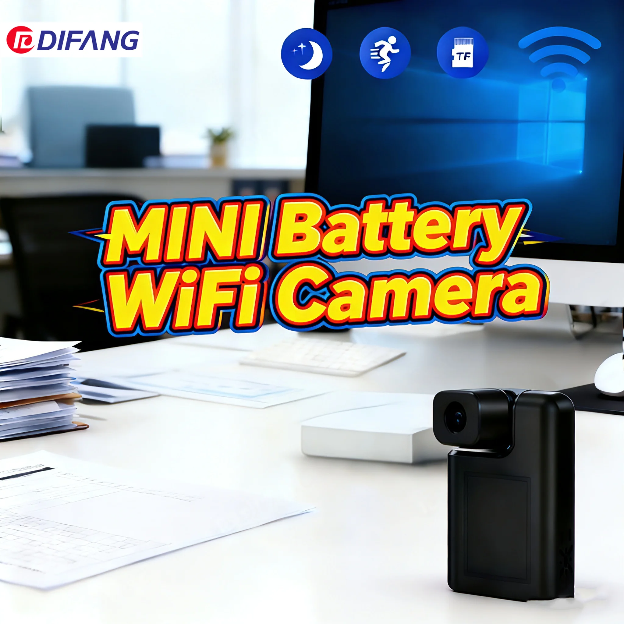 Mini Camera Wifi Se… - image